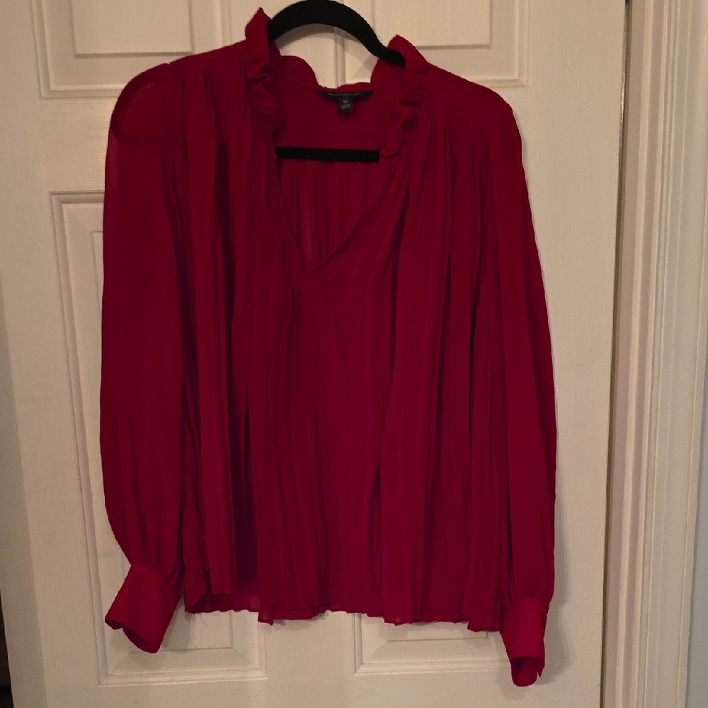 Banana Republic Elegant Red Women's Blouse
